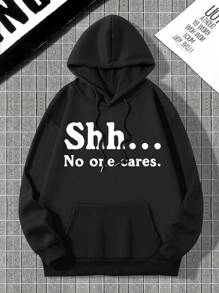 男士運動衫 - 黑色 - 查看 1