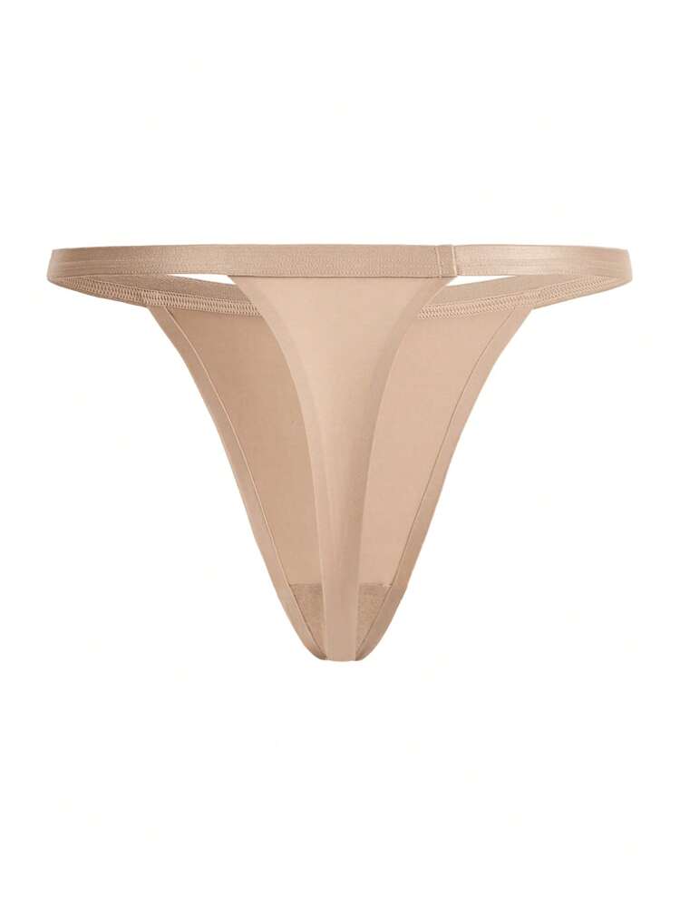 Leisure Women's Basic Three-Color Thong Panties (Pack Of 3)