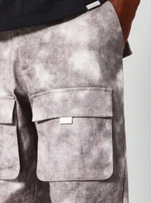 SUMWON Straight Fit Pocket Trouser With Graphic - Multicolor - View 5