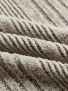 SHEIN Essnce 2 Miếng Thả vai Gân đan Áo chui đầu - Nhiều màu - Xem 6