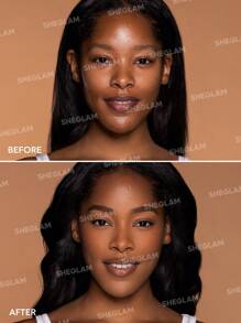 SHEGLAM Muestra De BáLsamo De Base De Cobertura Total: Caoba Base De Maquillaje Hidratante De Larga DuracióN E Impecable Corrector De Color Con Control De Grasa Corrector De Poros Cubre Imperfecciones No Graso No Se Apelmaza Base De Maquillaje En Crema De Aspecto MáS Suave Base De Maquillaje Para El Navidad Invierno Marca Belleza Maquillaje Maquullaje CosméTica Para Mujeres NiñAs Perfecto Para Invierno Primavera Ideal Para Y2K Elegante Moda Adecuado Para CumpleañOs San ValentíN Regalo Fiesta Listo Mejor Color - Mahogany - Ver 2