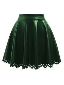 SHEIN Clasi 大尺碼半身裙 - 墨綠色 - 查看 1