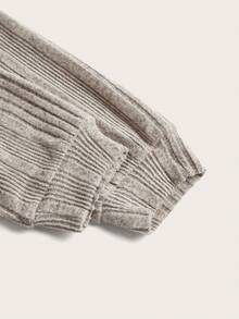 SHEIN Essnce 2 Miếng Thả vai Gân đan Áo chui đầu - Nhiều màu - Xem 8