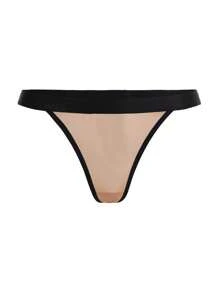 Ocili Leisure 2 Packs Contrast Binding Thongs - Multicolor - View 10