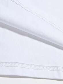 Manfinity Homme 男士秋季拼色插肩袖T恤 - 淺灰色 - 查看 3