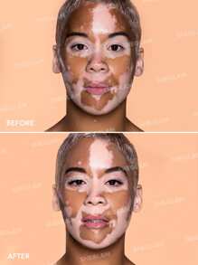 SHEGLAM Full Coverage Foundation Balm-Fair Long Lasting Flawless Moisturizing Foundation Oil-Control Color Corrector Concealer Pore-Less Cover Blemish Non-Greasy Non-Caking Smoother-Looking Cream Foundationfoundation Brand Beauty Makeup Face Paint Cosmetic For Women Girls Perfect For Spring Summer Ideal For Y2K Fancy Fashion Suitable For Birthday Mother'S Day Gift Rave Party Ready Best Color - Fair - View 3