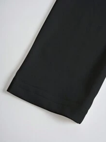 SHEIN Franclia 2入組素色圓領T恤 - 黑與白 - 查看 7