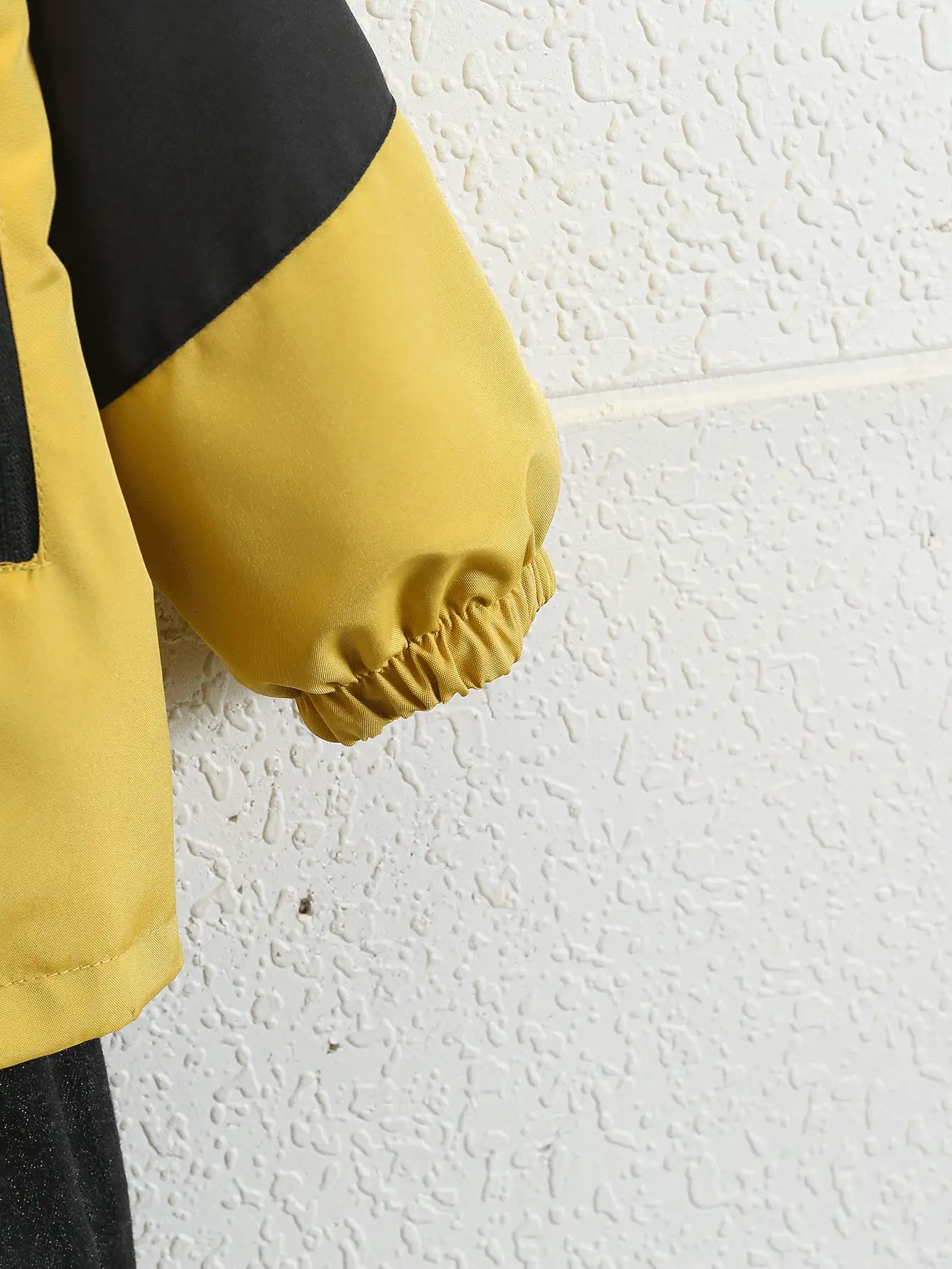 Young Boy Two Tone Hooded Coat - Multicolor - View 4