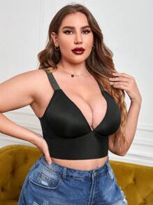 Women's Plus Size Wireless Bra 2 Packs