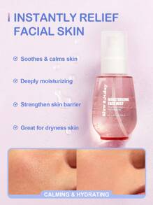Slow Sunday Moisturizing Face Mist, Rose, Moisturizing, Brightening, And Firming The Skin, Good Choice For Wedding, Vacation, Beach, Travel EssentialsEaster Gifts, Suitable For Summer Skin Care - Clear - View 2