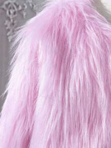 SHEIN Chicas Cazadora ( grande ) corto fiesta para vestirse fiesta - Rosa - Ver 4