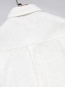 Manfinity Homme Men Plus Flap Pocket Denim Shirt Without Tee