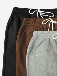 SHEIN LUNE Plus Size Drawstring Waist Sweatpants