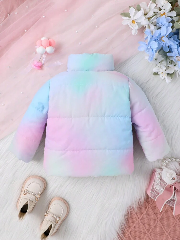 Baby Girl Ombre Padded Coat