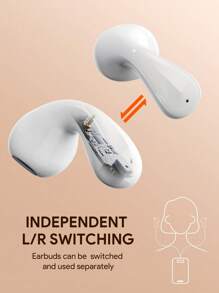 无线耳塞带 13 毫米大扬声器、触摸控制稳定芯片且无延迟，带 USB-C 充电端口情人节礼物