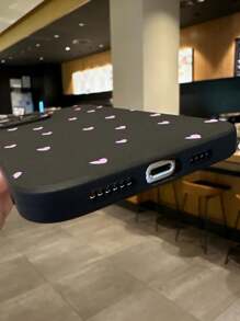 Maryam Alam 艺术家 Girlcore 心形磨砂手机壳，节日，爱情情人节 - 粉色 - 查看 4