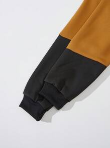 SHEIN Áo nỉ hai màu dành cho bé gái tuổi teen - trắng - Xem 6