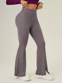 VARSITIE Sports Yoga Basic Scrunch Butt&Flare With LEGGING - Dusty Purple - View 2