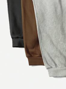 SHEIN LUNE Plus Size Drawstring Waist Sweatpants