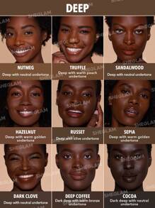 SHEGLAM Skin-Focus 高遮瑕粉底液-深咖啡色 36 種色調 控油 無毛孔 無瑕 全遮瑕 輕盈粉餅 柔和啞光 更順滑的定妝粉 面部彩妝 粉底液 品牌 美容 化妝 化妝品 適合女性與女孩 完美搭配夏季春季 Y2K 時尚 流行 生日 母親節禮物 假期 派對準備就緒 最佳顏色 - Deep Coffee - 查看 7