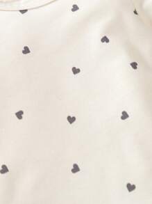 Bebé Chicas con estampado de corazón manga larga Body Set , otoño/invierno ( 5 piezas )