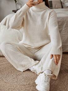 SHEIN MOOSTA 毛衣兩件套裝 - 彩色 - 查看 4