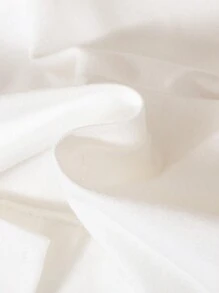SHEIN Đứa bé trai Chi tiết Patched thư Túi nắp bên cạnh Quần Cargo - trắng - Xem 3