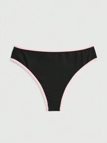 ROMWE Kawaii Women's Cat Pattern Printed Triangle Panties