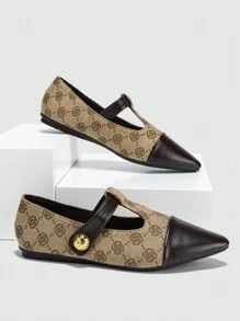 Zapatos Planos De Punta De Bailarina Para Mujer - Multicolor - Ver 4