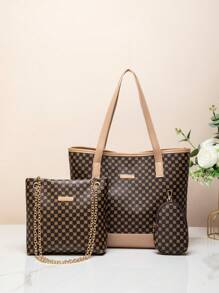 de mujeres Bolso de hombro con Bolso de mano Set - Multicolor - Ver 1