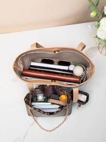 de mujeres Bolso de hombro con Bolso de mano Set - Multicolor - Ver 4