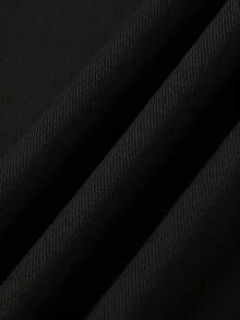 ROMWE Goth 女用蝴蝶月亮印花連帽衫,拉鍊和抽繩 - 黑色 - 查看 3