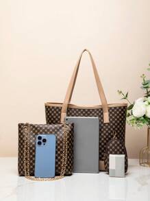 de mujeres Bolso de hombro con Bolso de mano Set - Multicolor - Ver 3