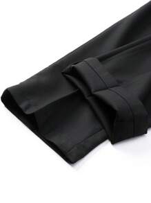 Manfinity Mode Traje De Solapa De Doble Botonadura Para Hombre