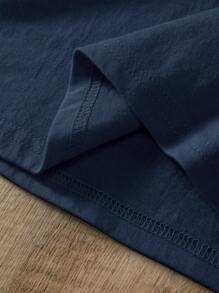 SHEIN LUNE 女性t恤衫 - 藏蓝色 - 查看 5