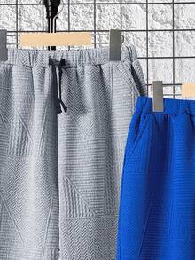 Cậu bé Tween 2 Miếng Eo dây rút Quần thể thao - Nhiều màu - Xem 3