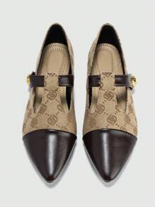 Zapatos Planos De Punta De Bailarina Para Mujer - Multicolor - Ver 5