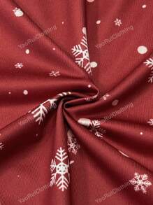 Gnomes T-shirt De Mode Pour Femmes À Motif De Bonhomme De Neige De Noël Dans Un Carreau Rouge Pour L'automne Et L'hiver Navidad