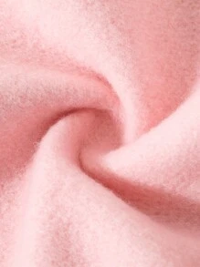 SHEIN 女大童花卉圖案植絨落肩袖加絨內裏運動衫 - 淺粉色 - 查看 5