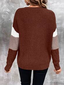 SHEIN Frenchy Suéter De Mujer Casual - Multicolor - Ver 2