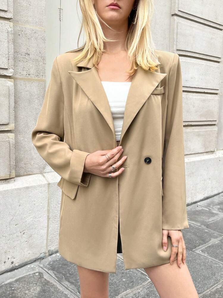 Women's Lapel Collar Suit Jacket