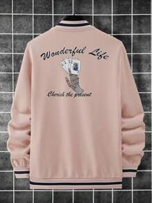 Manfinity Homme 男士外套和夾克(隨機裁剪) - 粉色 - 查看 2