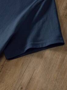 SHEIN LUNE 女性t恤衫 - 藏蓝色 - 查看 4