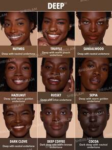 SHEGLAM Skin-Focus 高遮瑕粉底液-深褐色 36 種色調 控油 無毛孔 無瑕 全遮瑕 輕盈粉餅 柔和啞光 更順滑的定妝粉 面部彩妝 粉底液 品牌 美容 化妝 化妝品 適合女性與女孩 完美搭配夏季春季 Y2K 時尚 流行 生日 母親節禮物 假期 派對準備就緒 最佳顏色 - Sepia - 查看 7