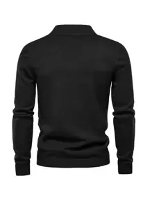 Mężczyźni Jednolity Zabudowany dekolt Swetry