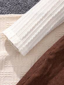 Tween Girl高領t恤和腰帶裙 - 卡其色 - 查看 5