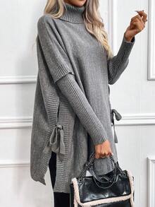 SHEIN LUNE 毛衣套頭 - 灰色 - 查看 4