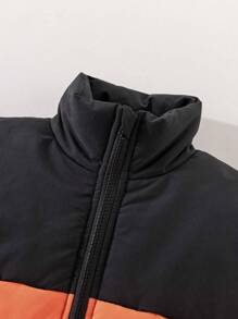 秋冬季 Tween Boy 休闲拼色棉服外套