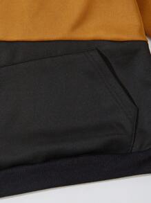 SHEIN Áo nỉ hai màu dành cho bé gái tuổi teen - trắng - Xem 8