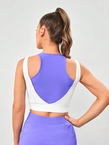 VARSITIE Sports Yoga Basic Thigh Highs With TANK TOP